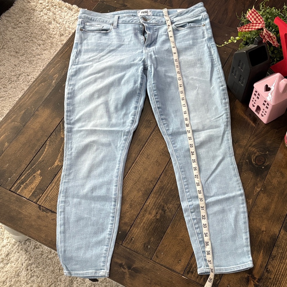 PAIGE Light Wash Women's Skinny Jeans